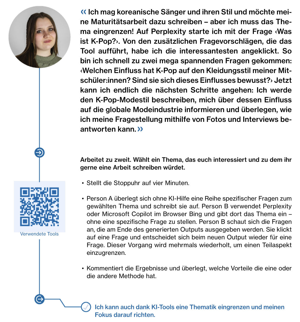 KI hilft mir, meinen Fokus zu wählen