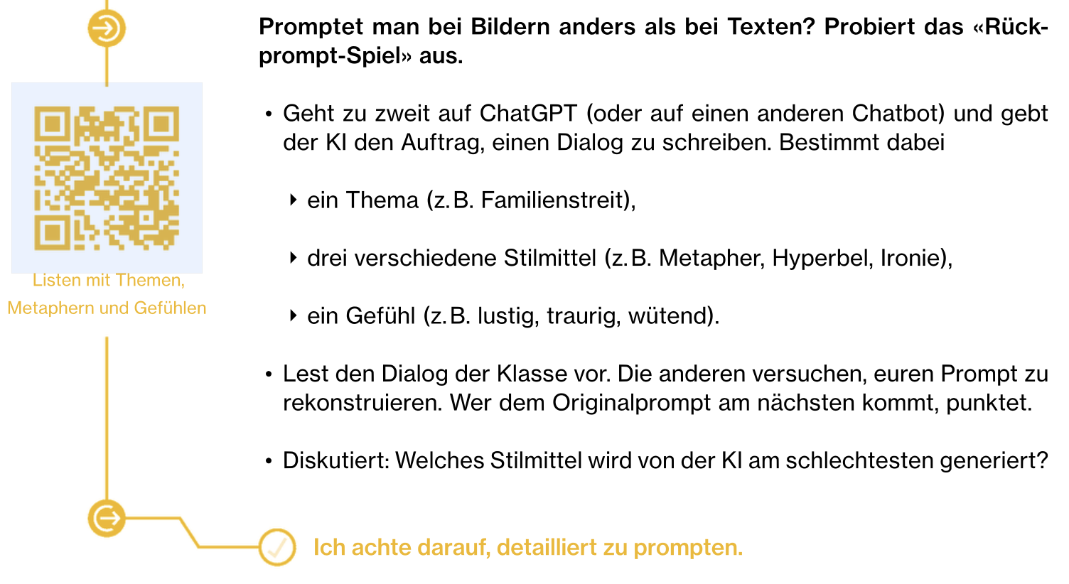 Das Rückprompt-Spiel